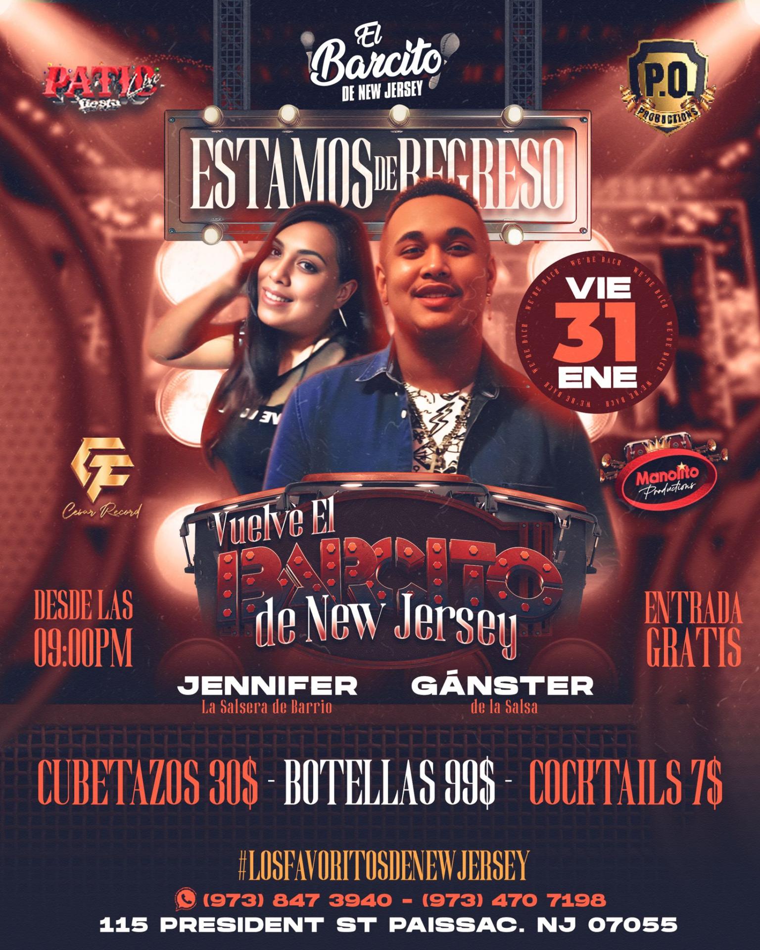 JENNIFER LA SALSERA DEL BARRIO, EL GANSTER DE LA SALSA