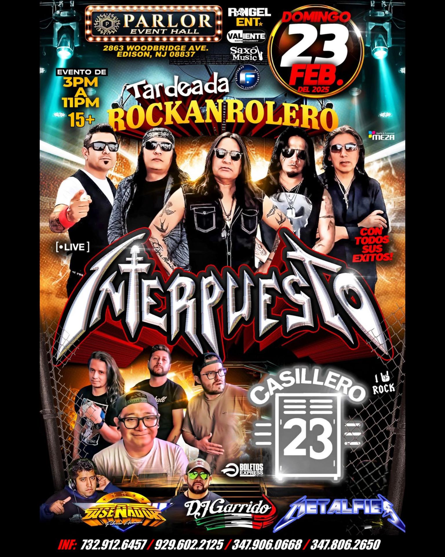 Buy tickets for INTERPUESTO EN NEW JERSEY / TARDEADA 15 + INTERPUESTO EN NEW JERSEY / TARDEADA 15 +