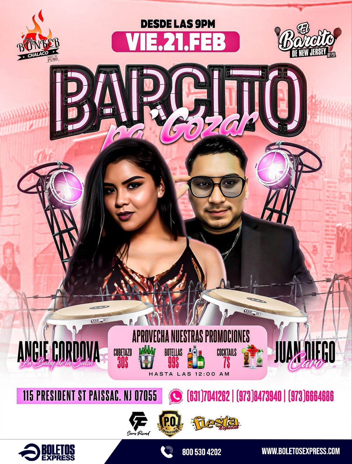 Buy tickets for ANGIE CORDOVA, JUAN DIEGO CARO ANGIE CORDOVA, JUAN DIEGO CARO