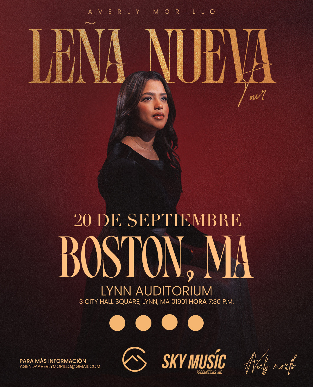 Buy tickets for AVERLY MORILLO AVERLY MORILLO