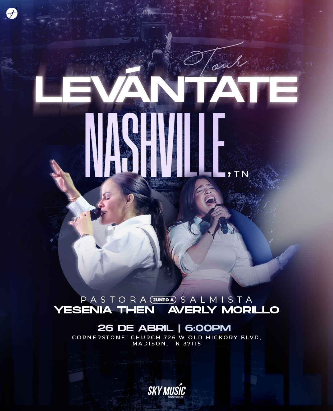 Buy tickets for AVERLY MORILLO & PASTORA YESENIA THEN AVERLY MORILLO & PASTORA YESENIA THEN