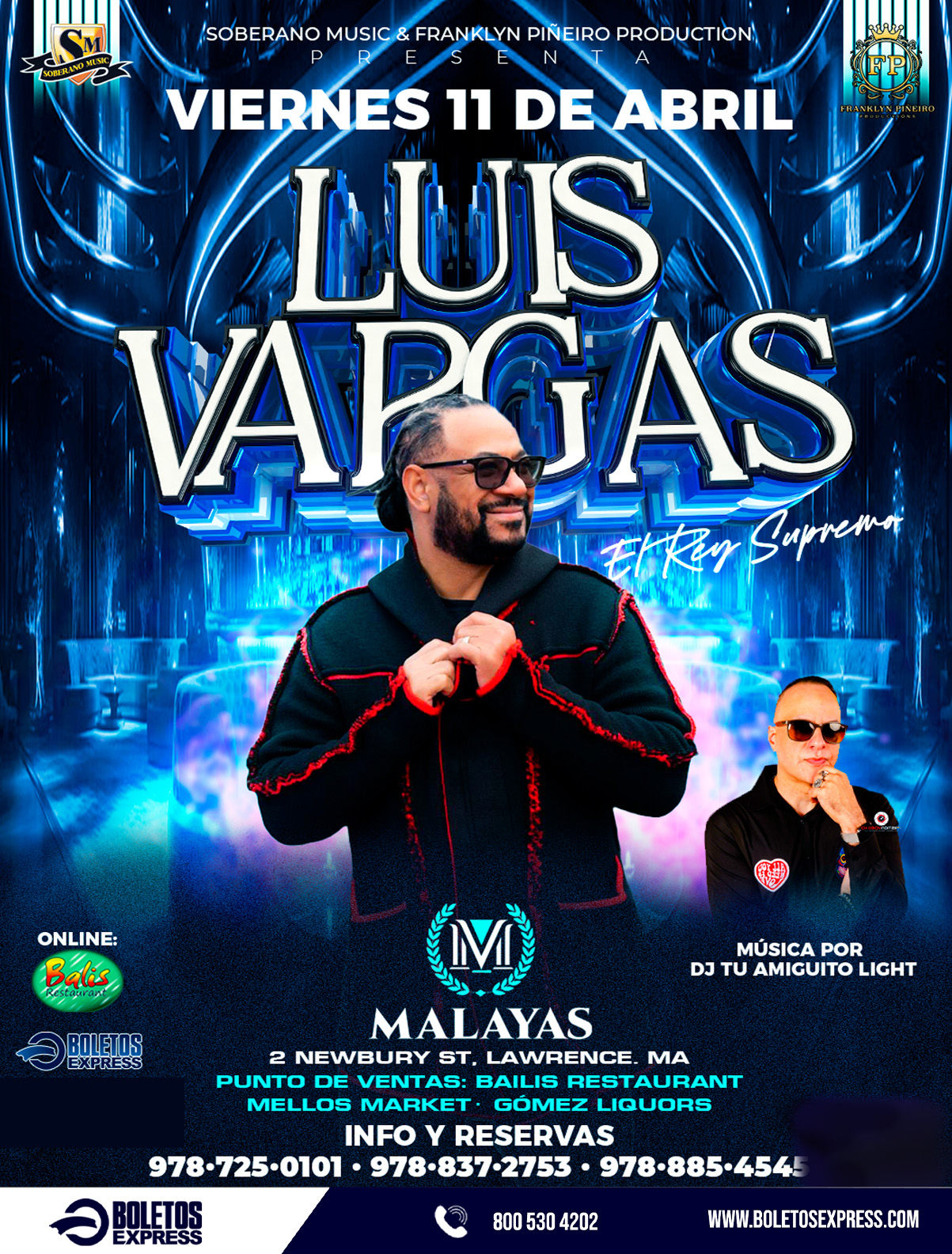 Buy tickets for Luis Vargas En Vivo Luis Vargas En Vivo