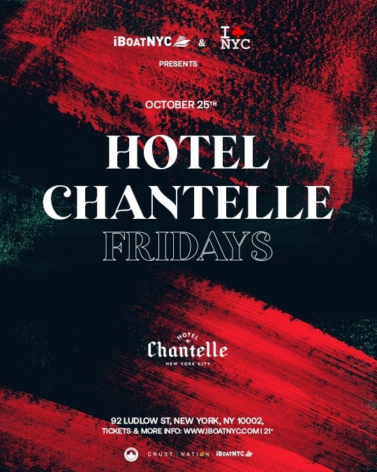 Fridays at Hotel Chantelle - Hip-Hop & R&B Rooftop Party NYC