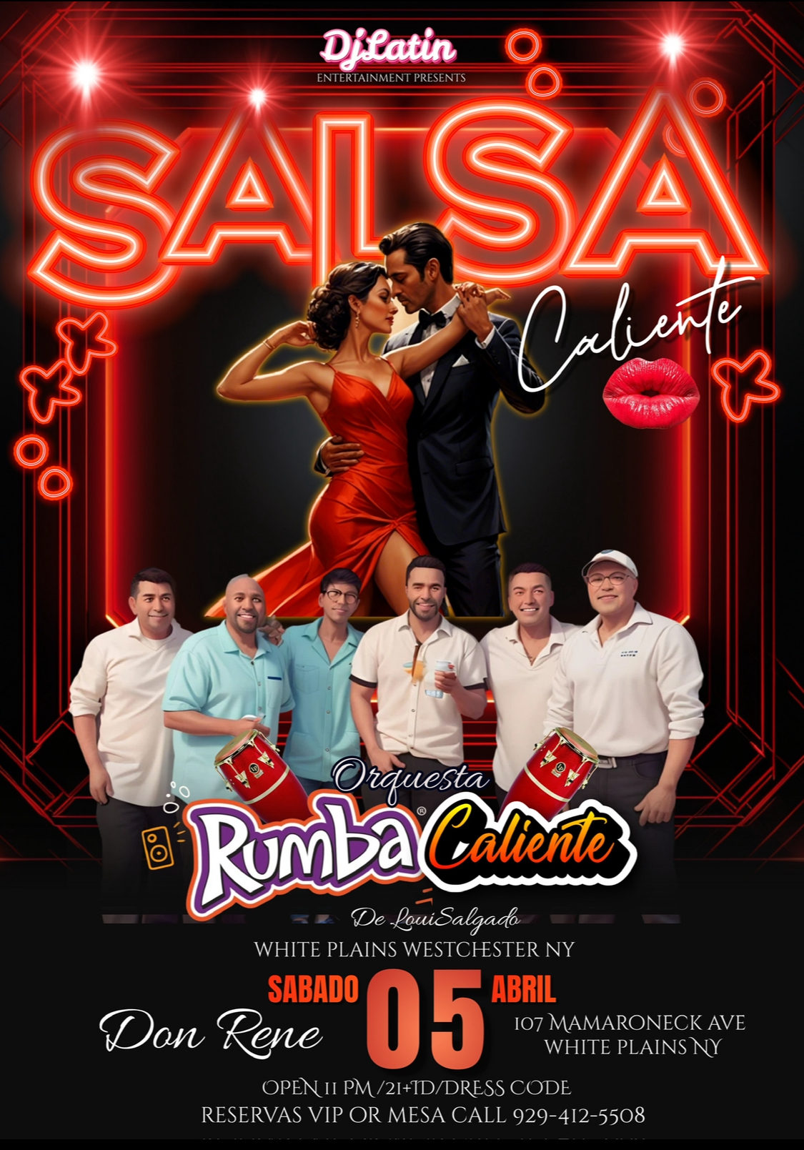 Salsa fest  EN WHITE PLAINS( RUMBA CALIENTE ORQUESTA EN VIVO )