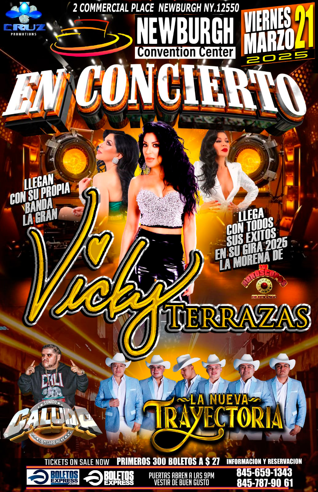 Caluda VICKY TERRAZAS EN CONCIERTO, LA NUEVA TRAYECTORIA Y DJ CALUDA Tickets ...