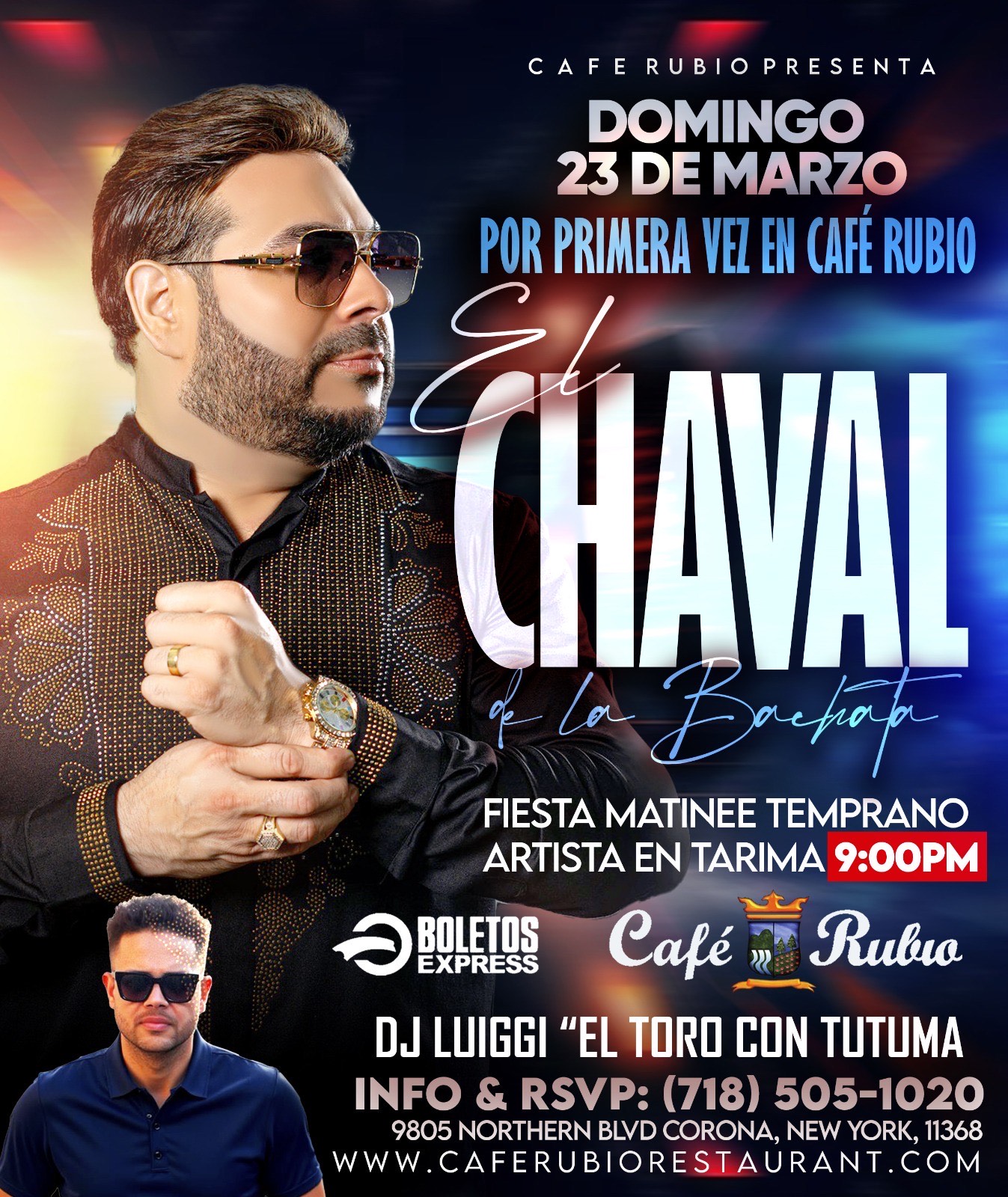 Buy tickets for EL CHAVAL DE LA BACHATA EL CHAVAL DE LA BACHATA