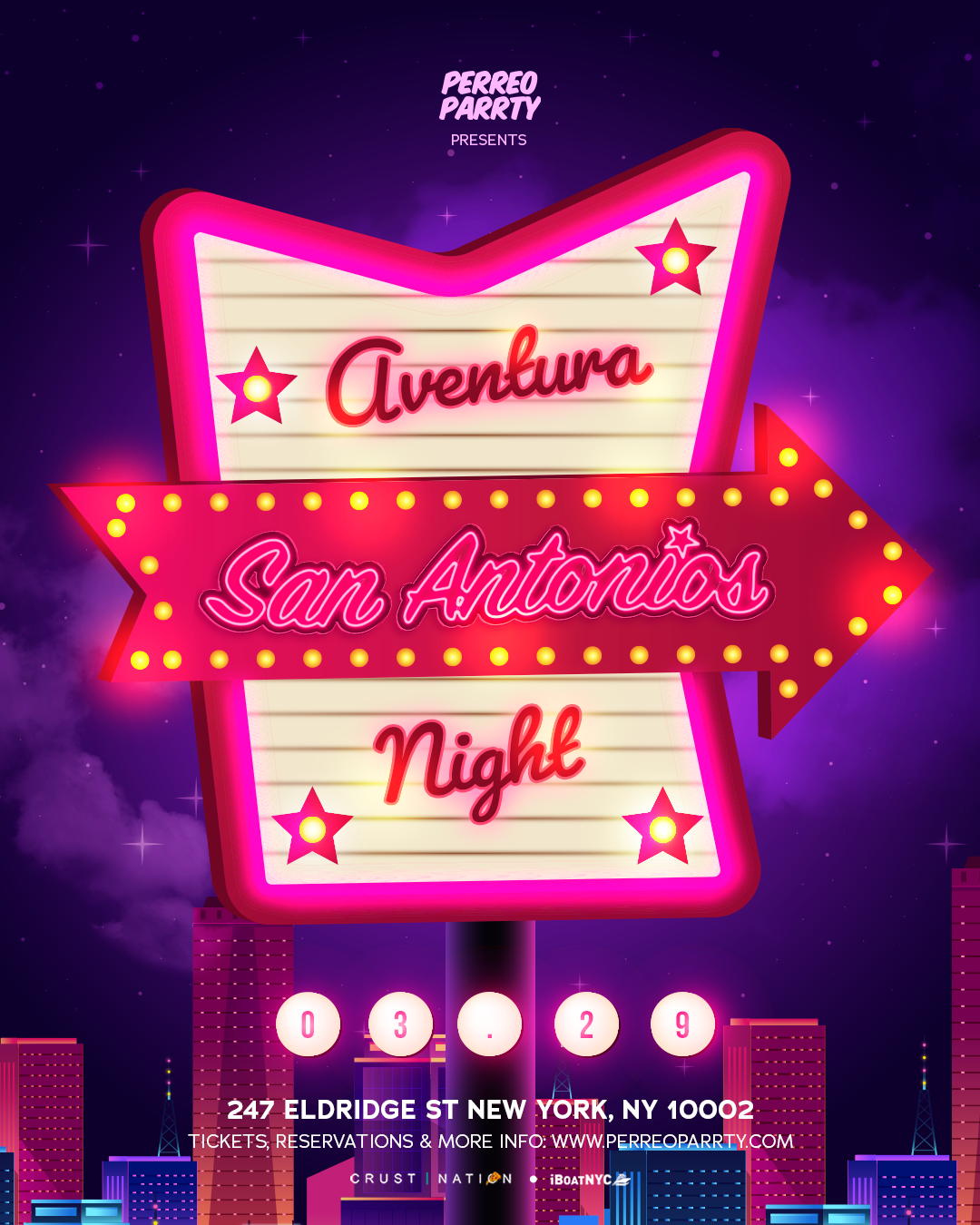 Aventura Night at San Antonios NYC