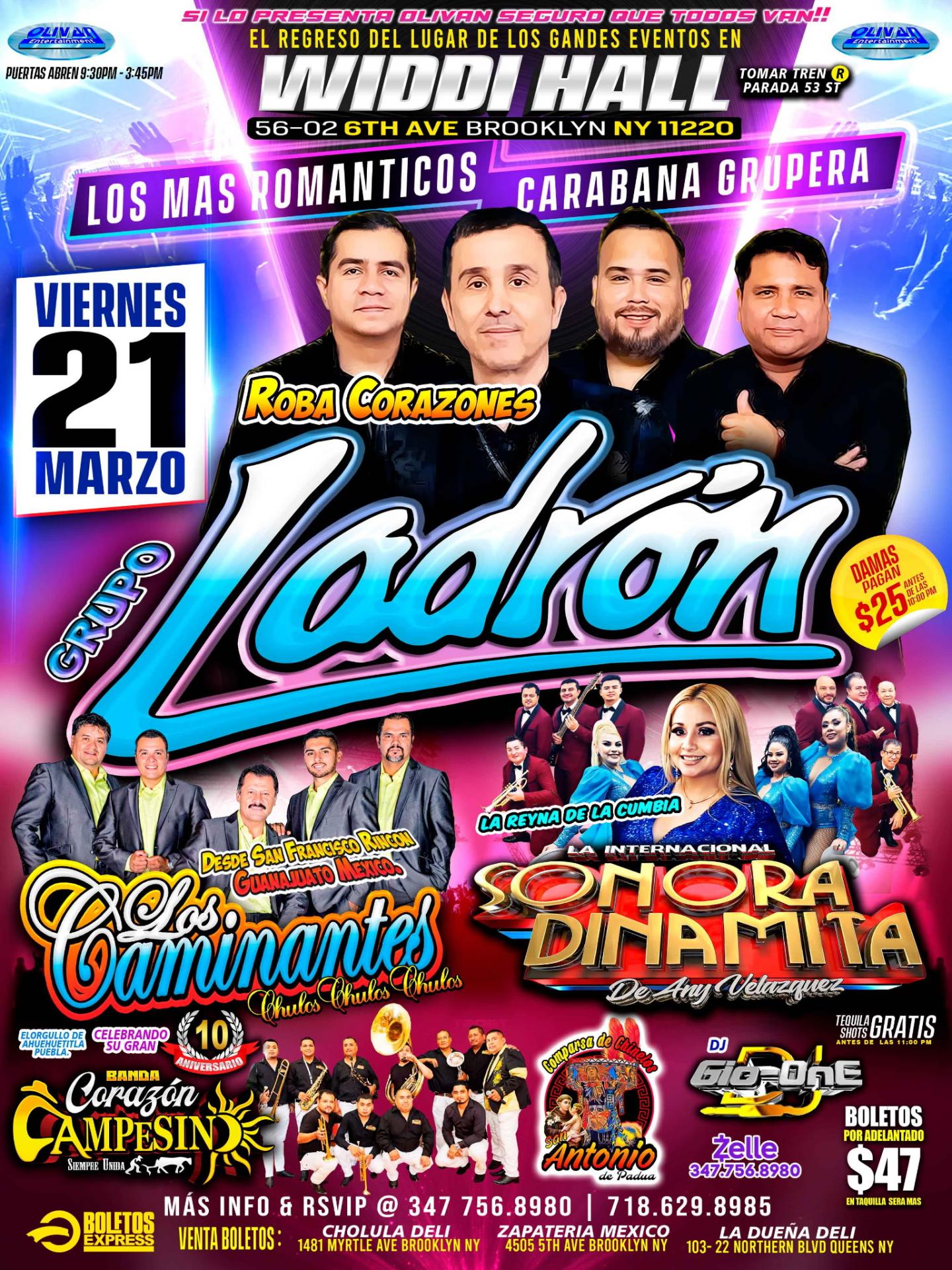 Grupo Ladron | Los Chulos Chulos Para Siempre  | Sonora Dinamita Any Velasquez