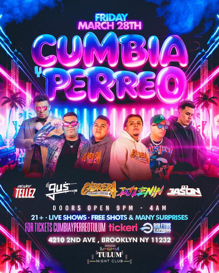 Cumbia y Perreo at Tulum Nightclub