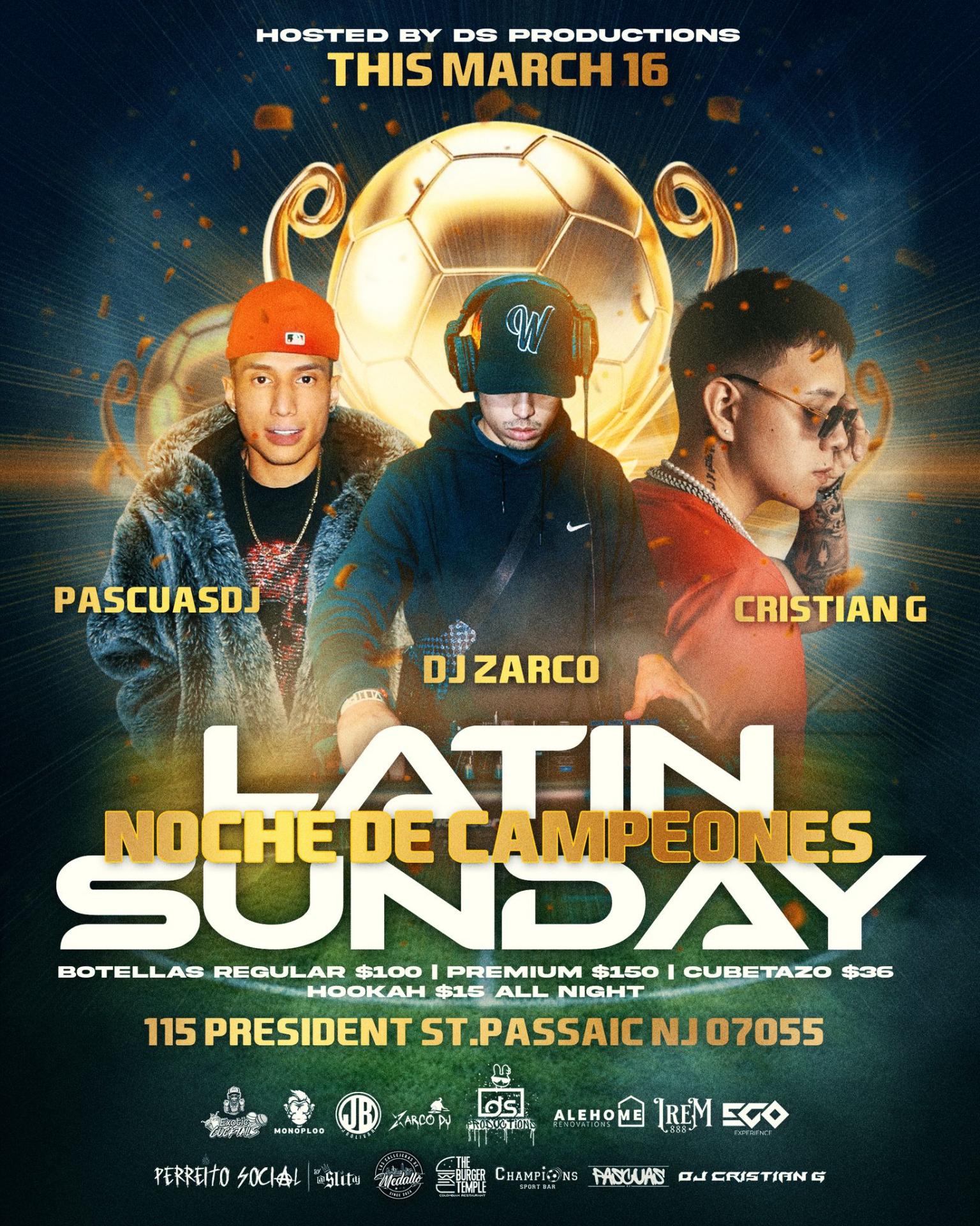 Buy tickets for DJ ZARCO, PASCUASDJ, CRISTIAN G DJ ZARCO, PASCUASDJ, CRISTIAN G