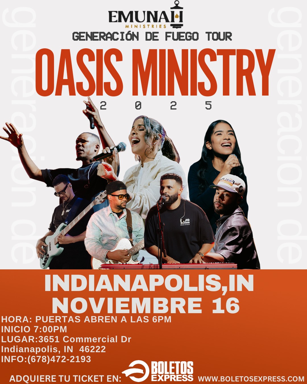 Oasis Ministry Tickets BoletosExpress Oasis ministry tickets boletosexpress