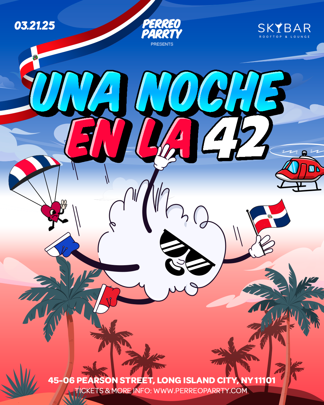 PERREO in the SKY - Una Noche en La 42 - Reggaeton Rooftop Dance Party