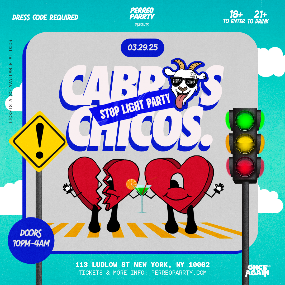 Cabros Chicos - The Stop Light Party Latin & Reggaeton Dance Party NYC -18+