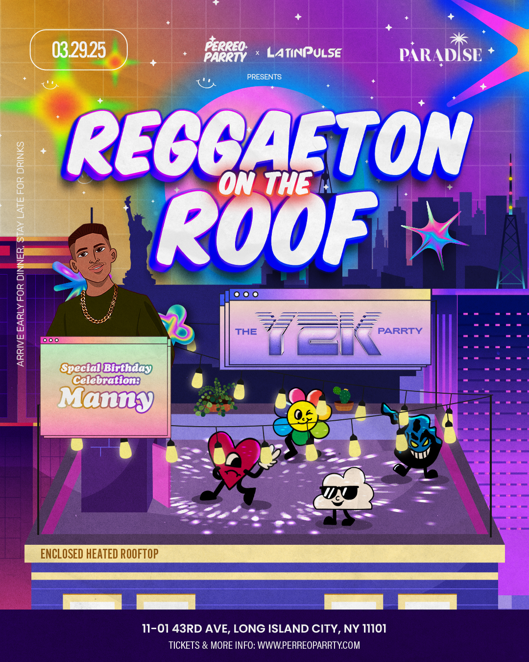 Reggaeton on the Roof  - The Y2K Parrty Latin with NYC Skyline Views