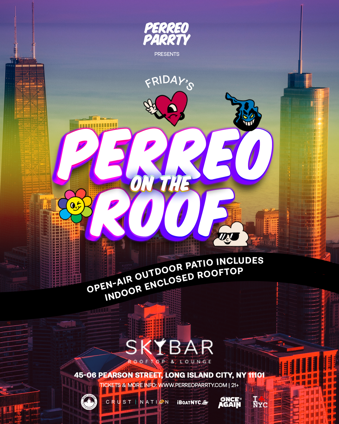 Perreo on the Roof - Latin & Reggaeton Rooftop Dance Party Long Island City