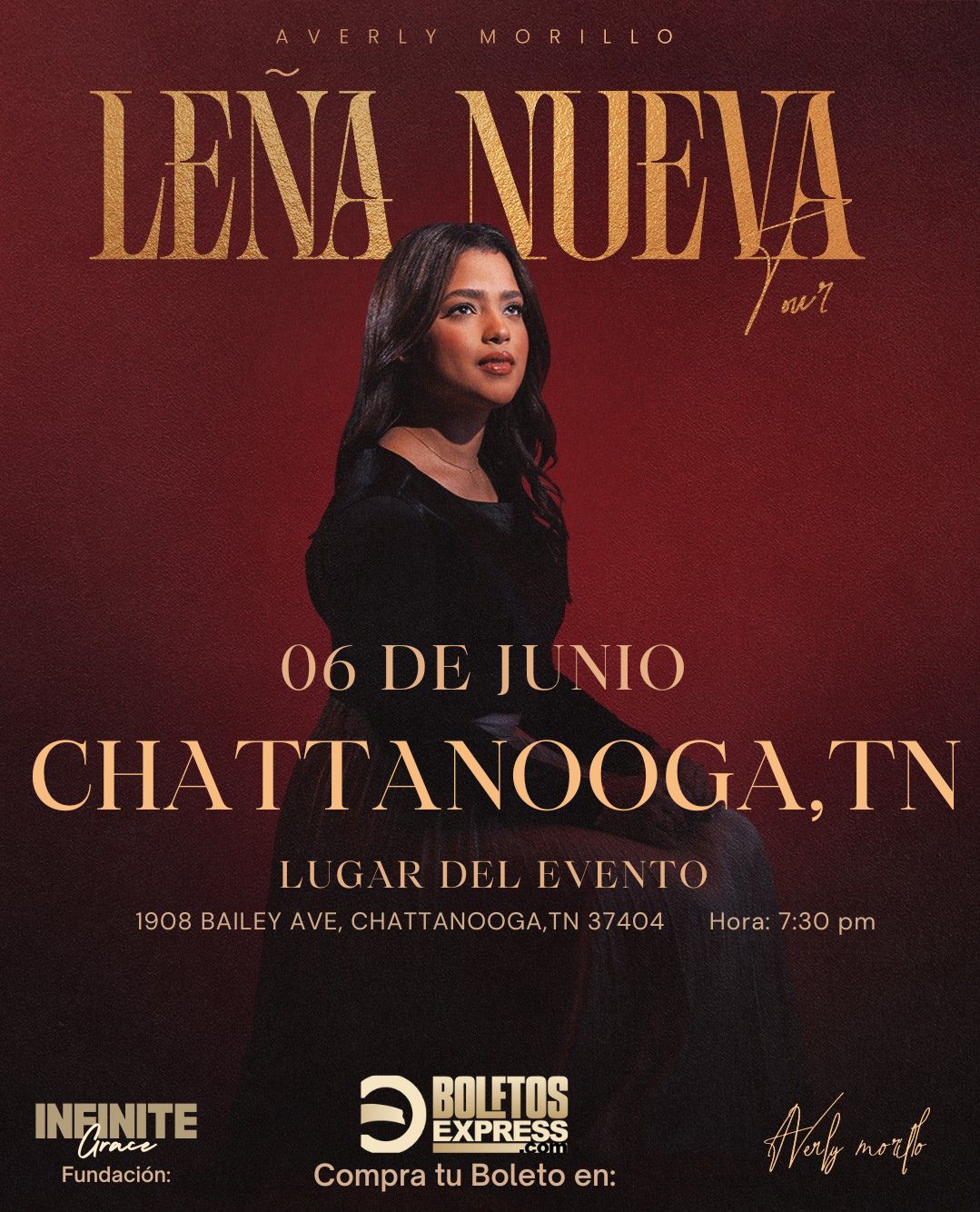 Buy tickets for AVERLY MORILLO-Tour 2025 Leña Nueva AVERLY MORILLO-Tour 2025 Leña Nueva