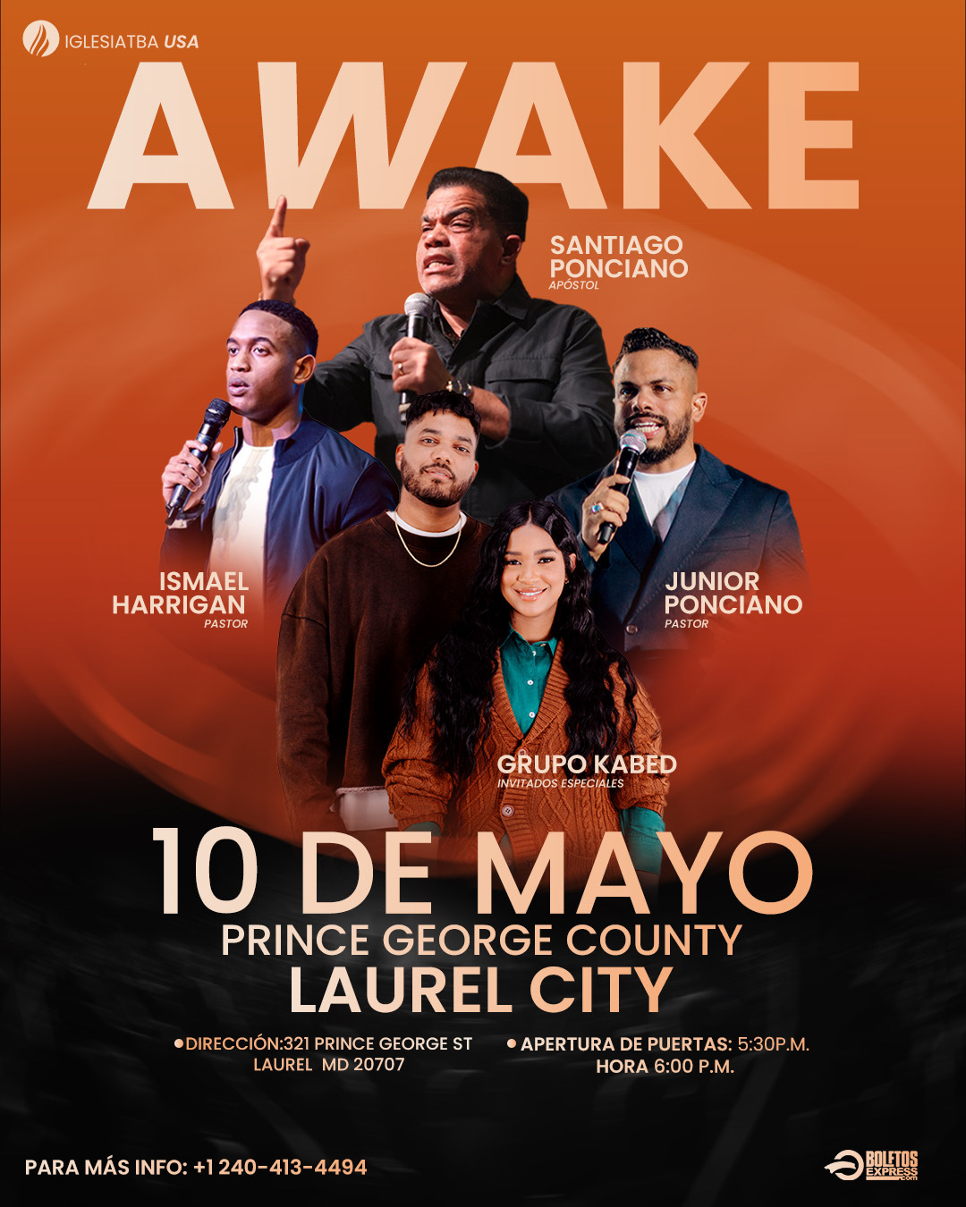Buy tickets for AWAKE | APÓSTOL SANTIAGO PONCIANO AWAKE | APÓSTOL SANTIAGO PONCIANO