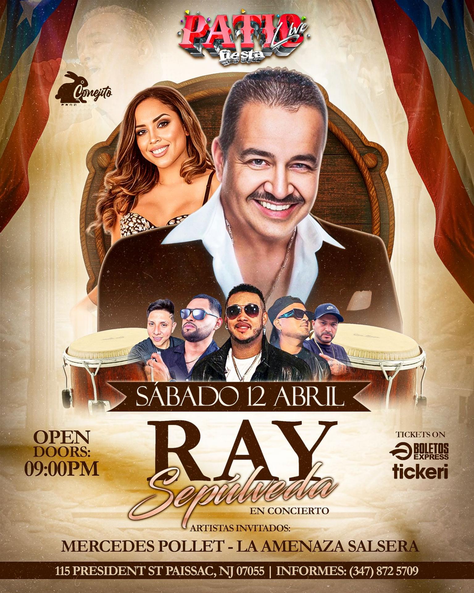 Buy tickets for RAY SEPÚLVEDA, MERCEDES POLET, LA AMENAZA SALSERA RAY SEPÚLVEDA, MERCEDES POLET, LA AMENAZA SALSERA