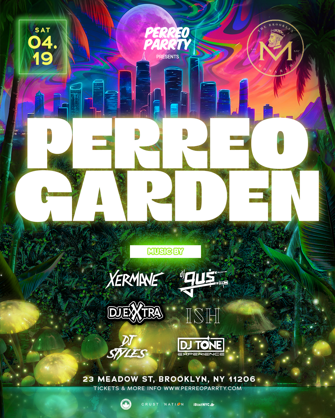 Buy tickets for PERREO GARDEN 420 - Reggaeton Dance Party, 18+ - Brooklyn Warehouse PERREO GARDEN 420 - Reggaeton Dance Party, 18+ - Brooklyn Warehouse