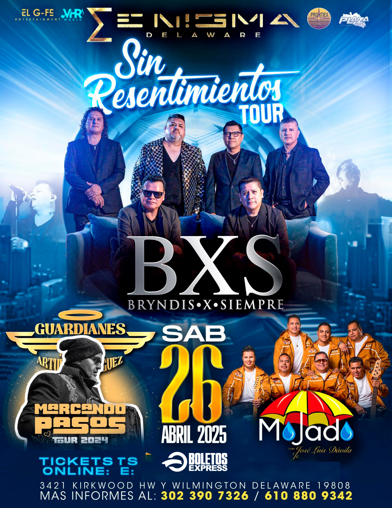 Buy tickets for BXS BRINDIS POR SIEMPRE . Sin resentimientos tour BXS BRINDIS POR SIEMPRE . Sin resentimientos tour