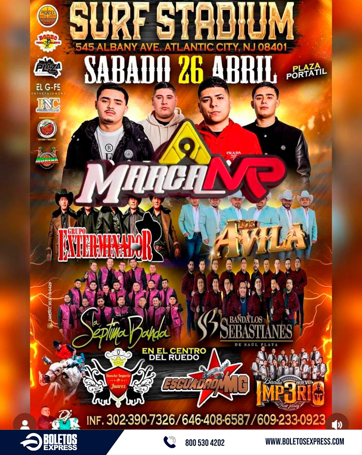 MARCA MP | GRUPO EXTERMINADOR | LOS AVILA | LA SEPTIMA BANDA & BANDA LOS SEBASTIANES