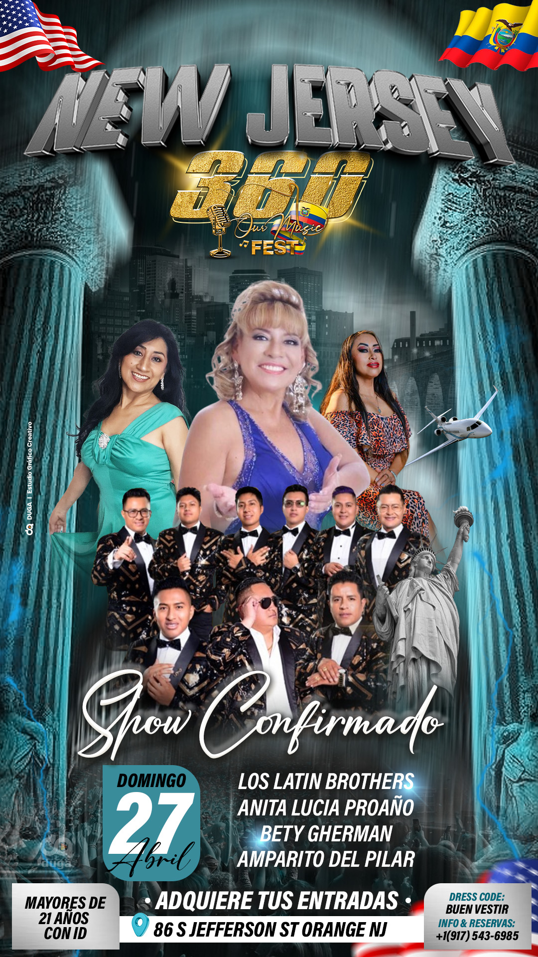 Buy tickets for LATIN BROTHERS | ANITA LUCIA PROAÑO | BETY GHERMAN | AMPARITO DEL PILAR LATIN BROTHERS | ANITA LUCIA PROAÑO | BETY GHERMAN | AMPARITO DEL PILAR