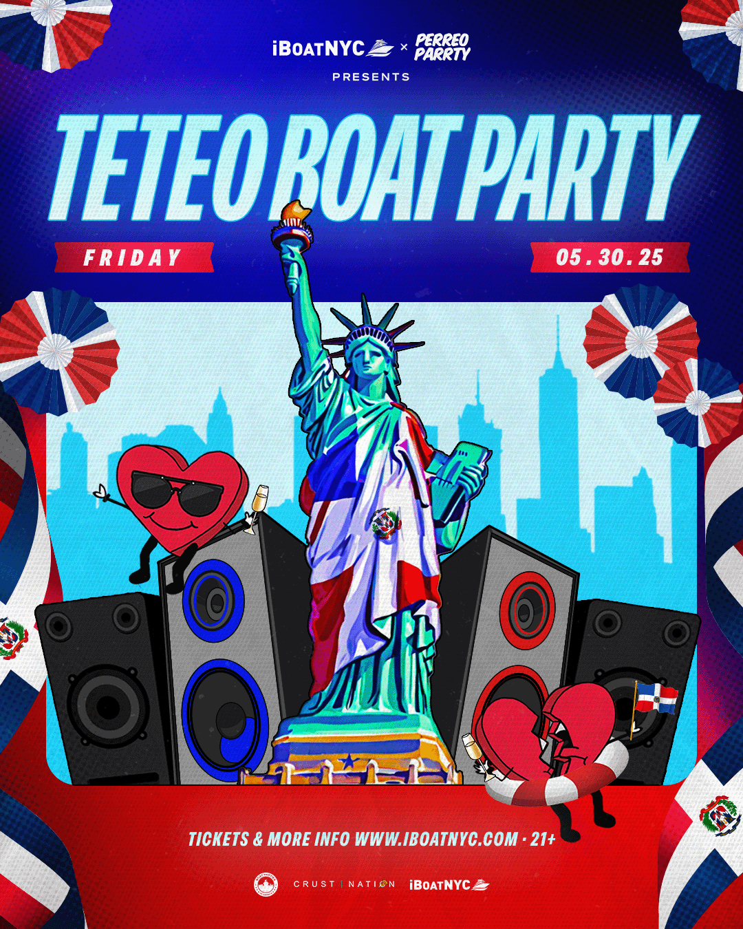 TETEO BOAT PARTY - Dominican Yacht Cruise NYC