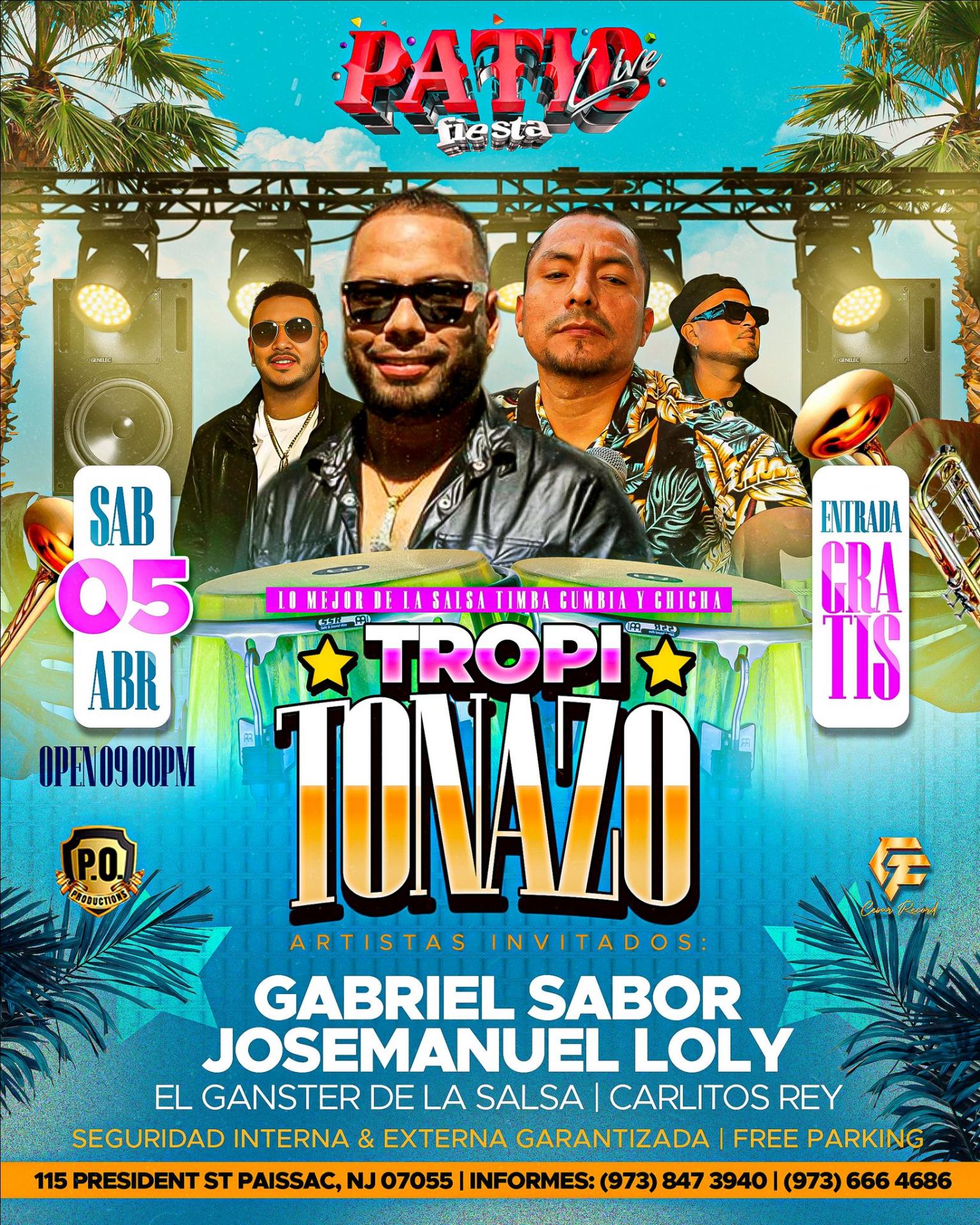 Buy tickets for Gabriel Sabor, Jose Manuel Loly, El Ganster De la Salsa, Carlitos Rey Gabriel Sabor, Jose Manuel Loly, El Ganster De la Salsa, Carlitos Rey