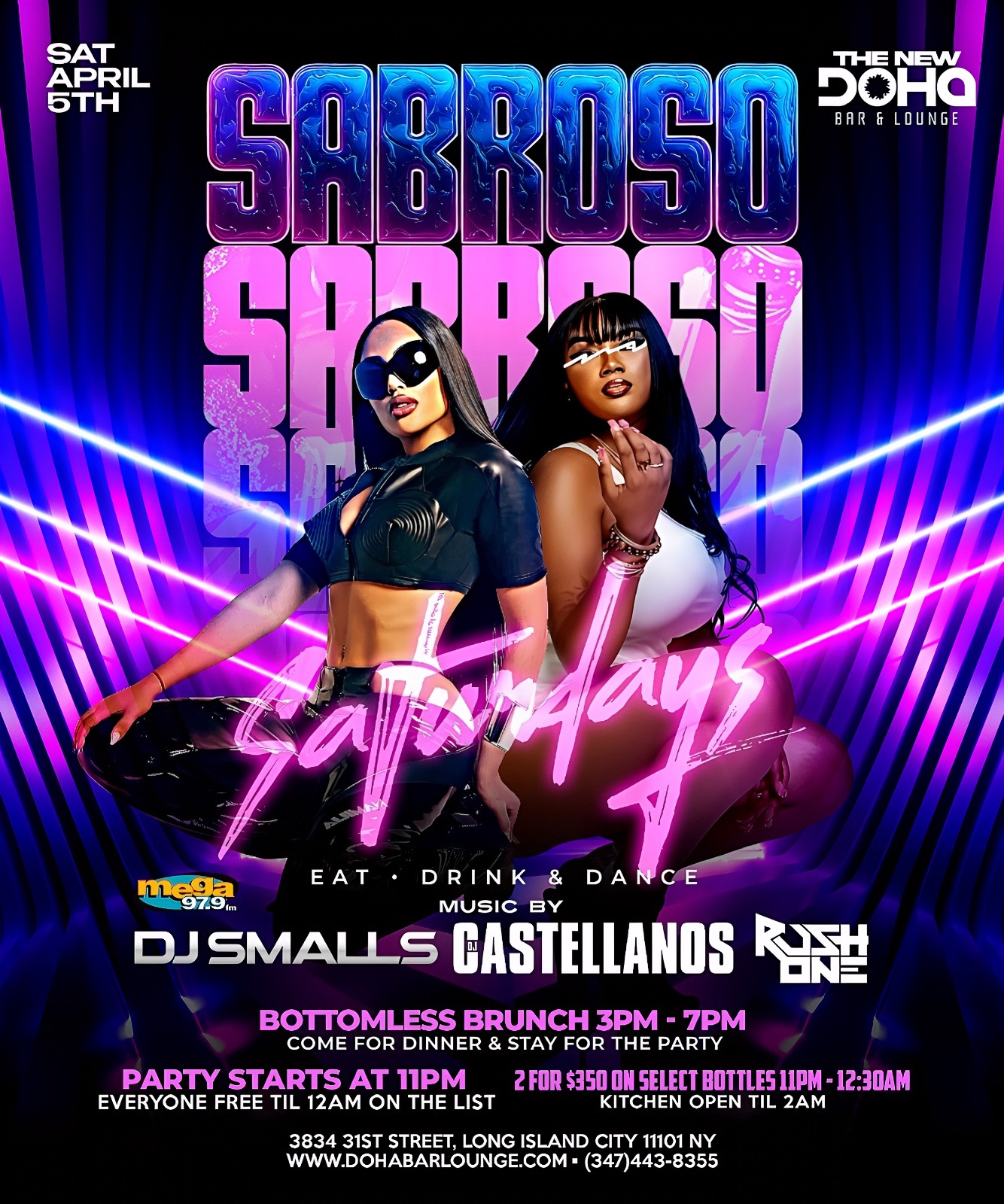 Sabroso Saturdays – NYC’s Ultimate Latin Party!