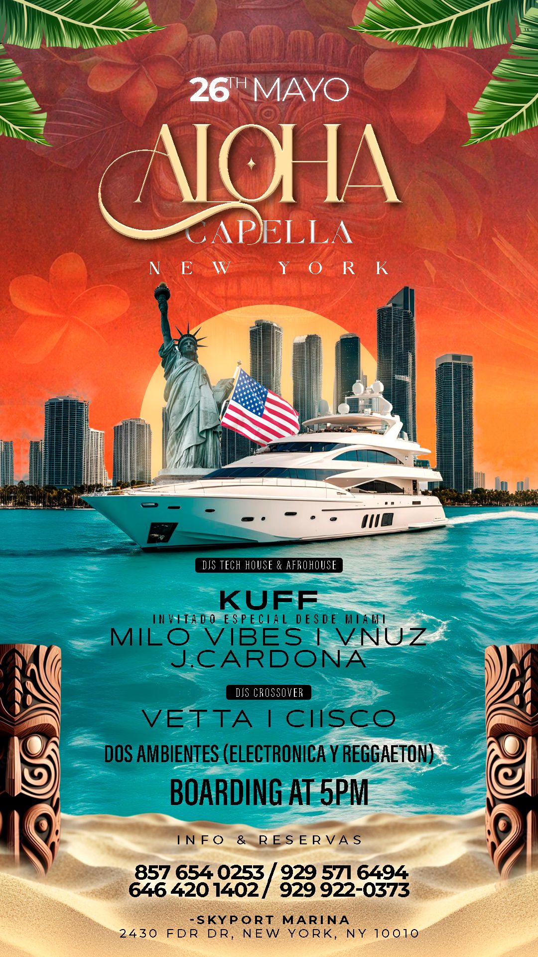 ALOHA ACAPELLA | DJS TECH HOUSE & AFROHOUSE