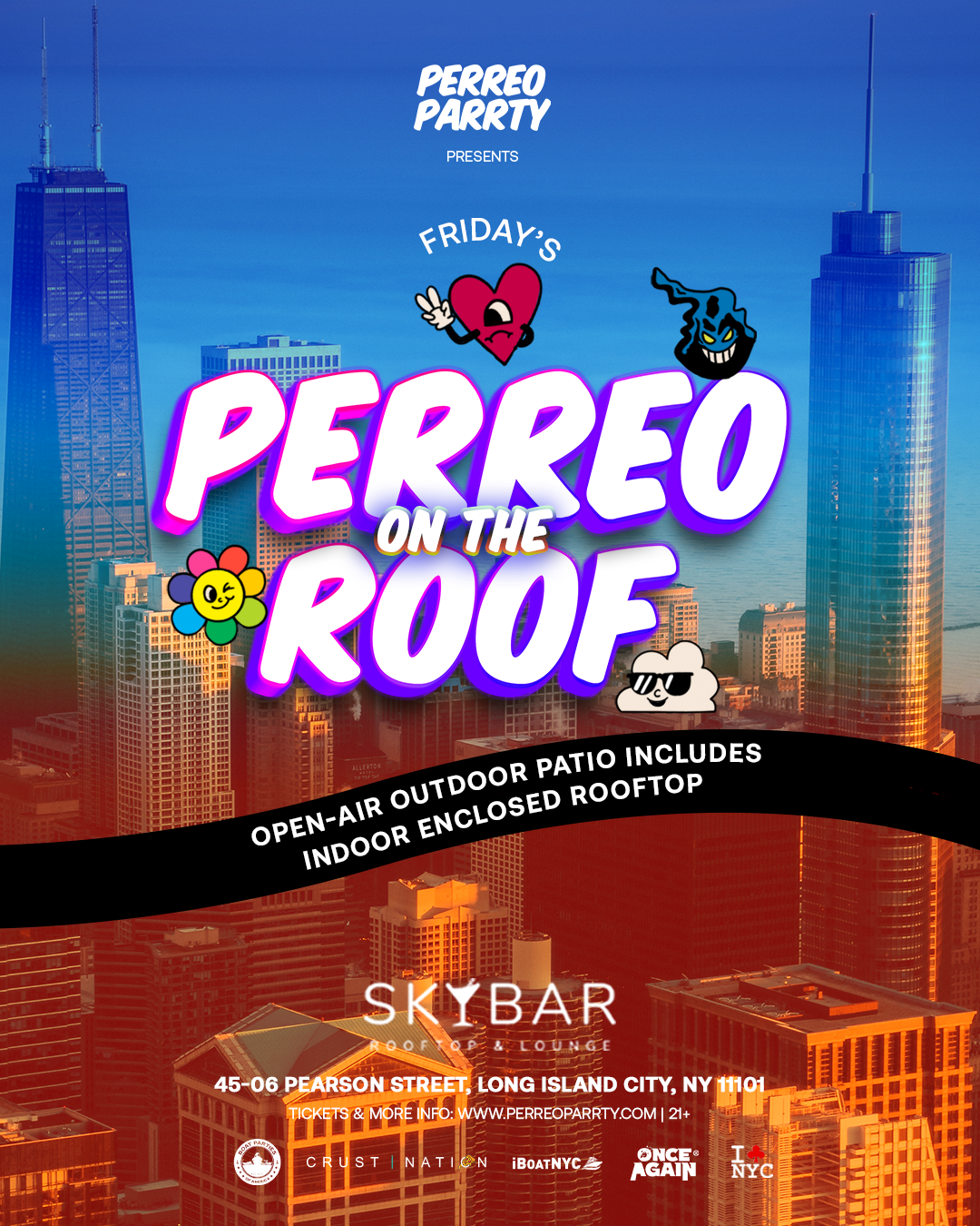 Perreo on the Roof - Latin & Reggaeton Rooftop Dance Party Long Island City