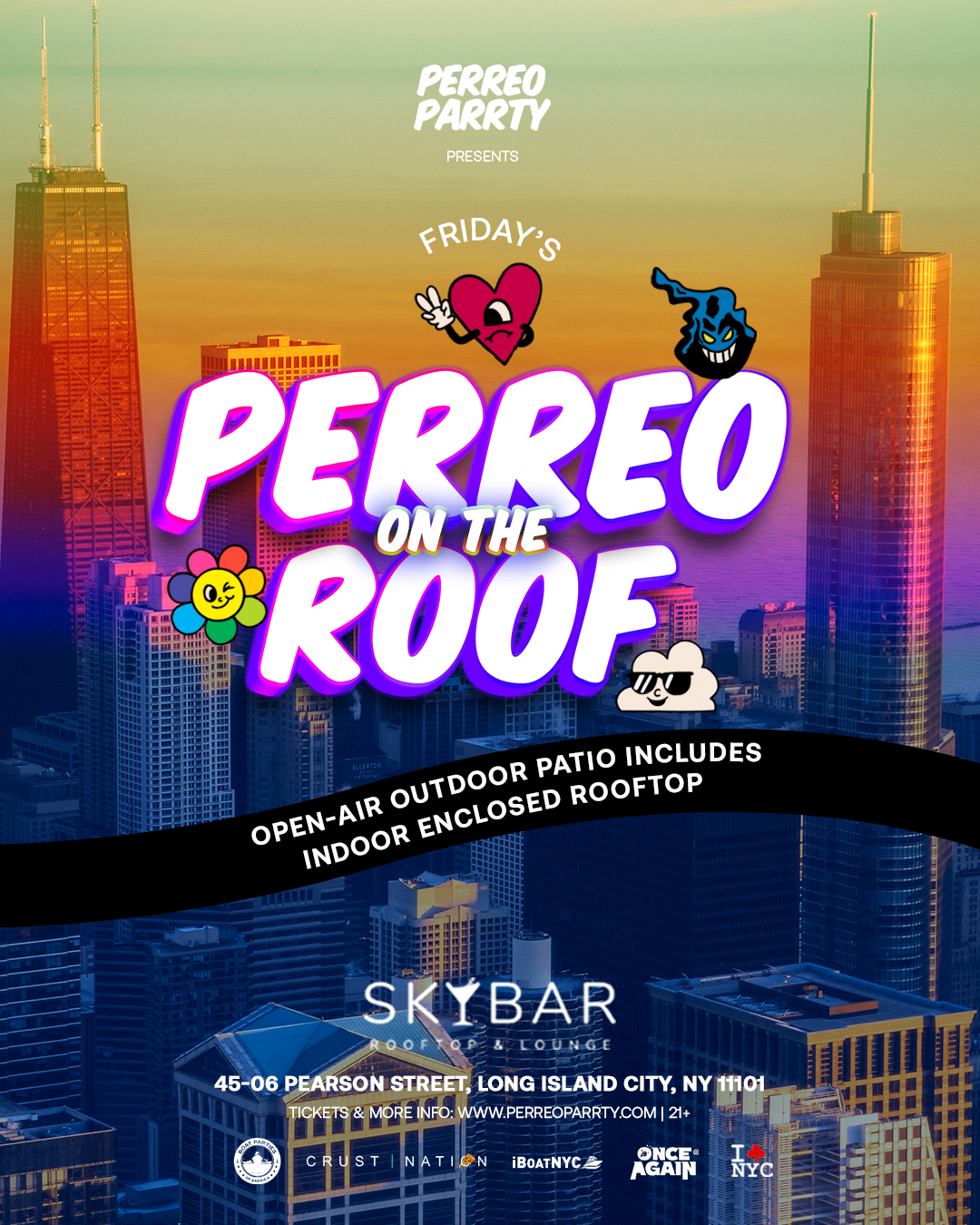 Perreo on the Roof - Latin & Reggaeton Rooftop Dance Party Long Island City