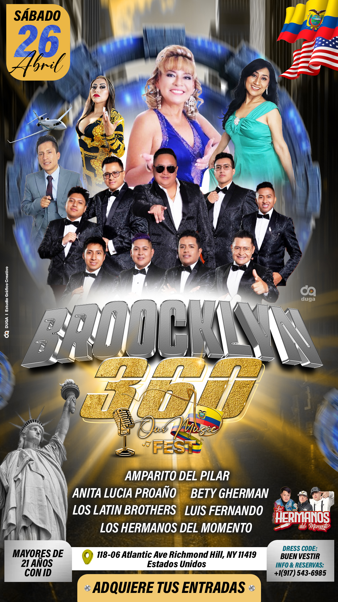 Buy tickets for LATIN BROTHERS | ANITA LUCIA PROAÑO | BETY GHERMAN | AMPARITO DEL PILAR LATIN BROTHERS | ANITA LUCIA PROAÑO | BETY GHERMAN | AMPARITO DEL PILAR