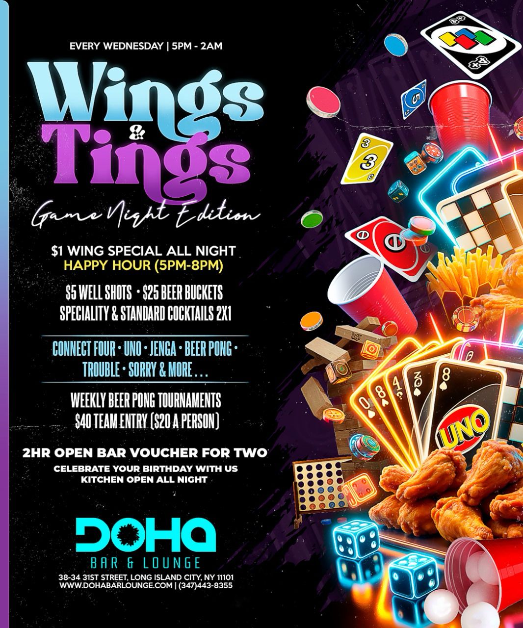 Afterdark Wednesdays Start April 9 at Doha – Bottle Deals & More!