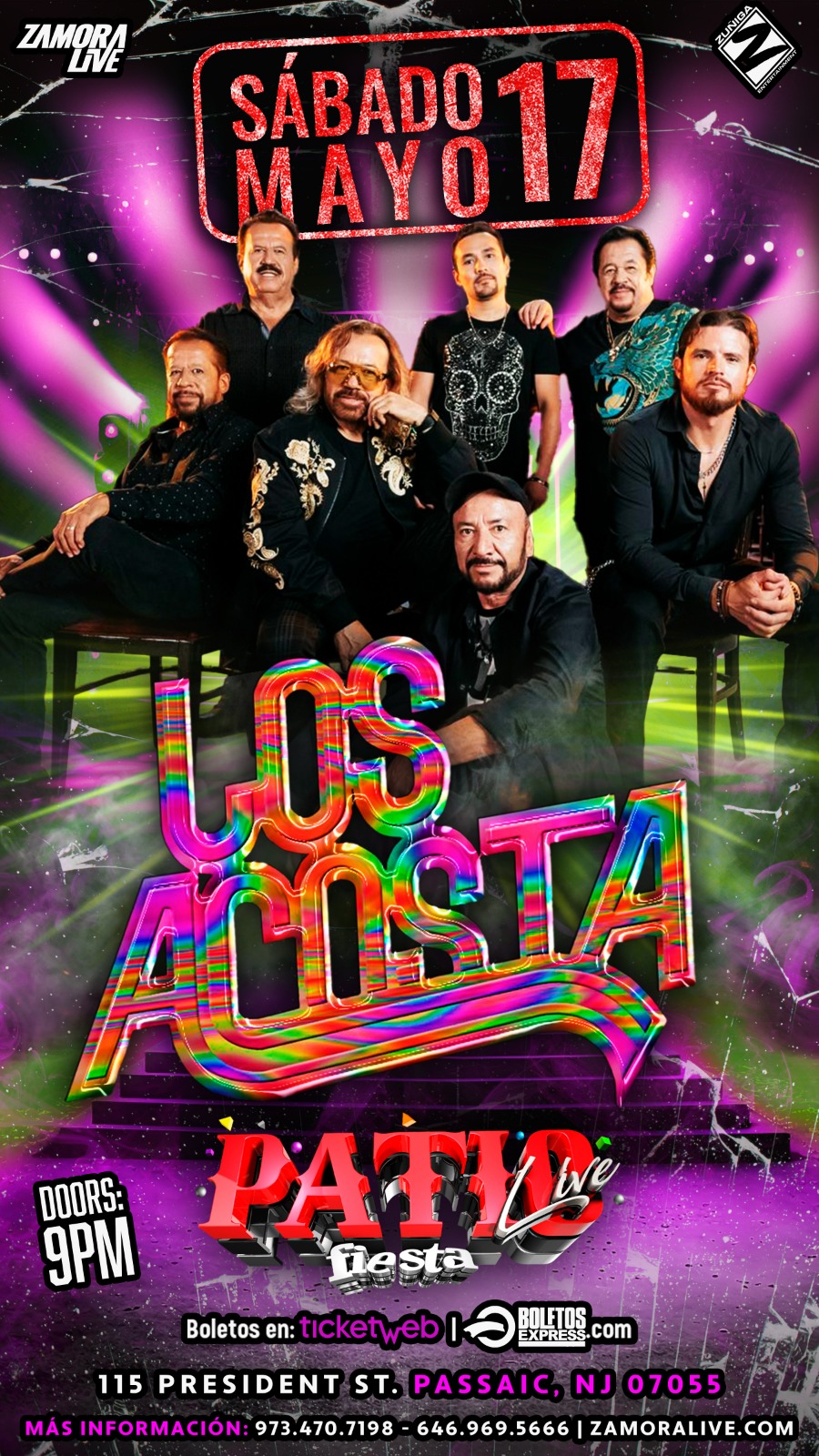 LOS ACOSTA EN FIESTA PATIO LIVE
