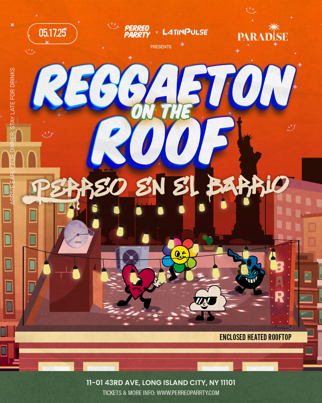 Reggaeton on the Roof  - Perreo en el Barrio Latin Dance Party Rooftop