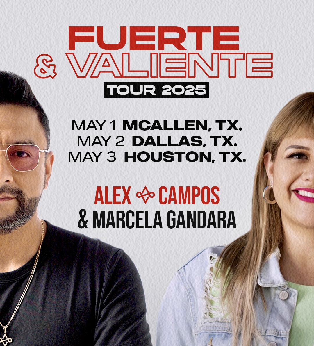 Buy tickets for ALEX CAMPOS & MARCELA GANDARA EN MCALLEN, TX ALEX CAMPOS & MARCELA GANDARA EN MCALLEN, TX