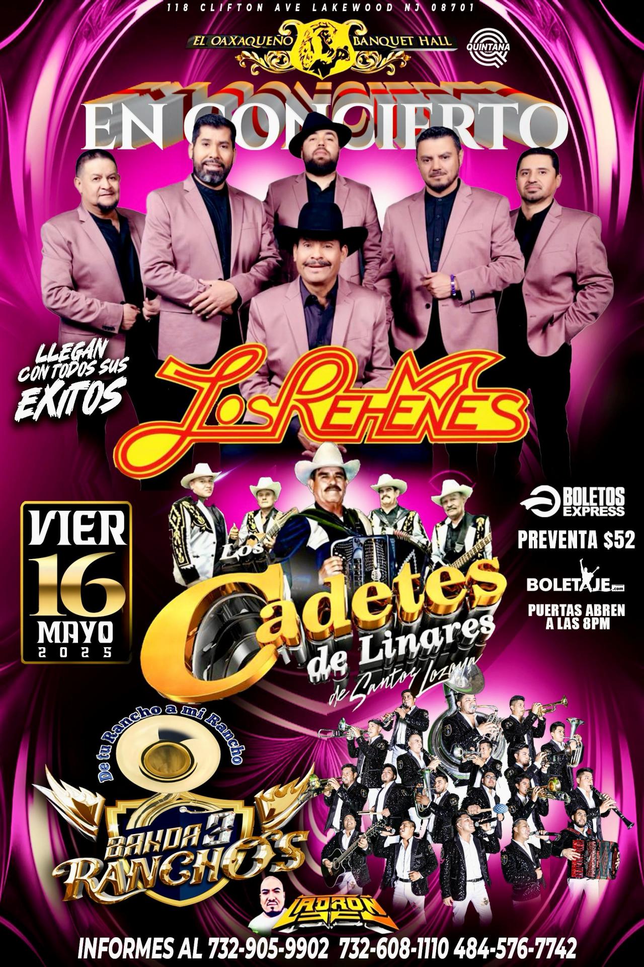 LOS REHENES | CADETES DE LINARES & BANDA 3 RANCHOS