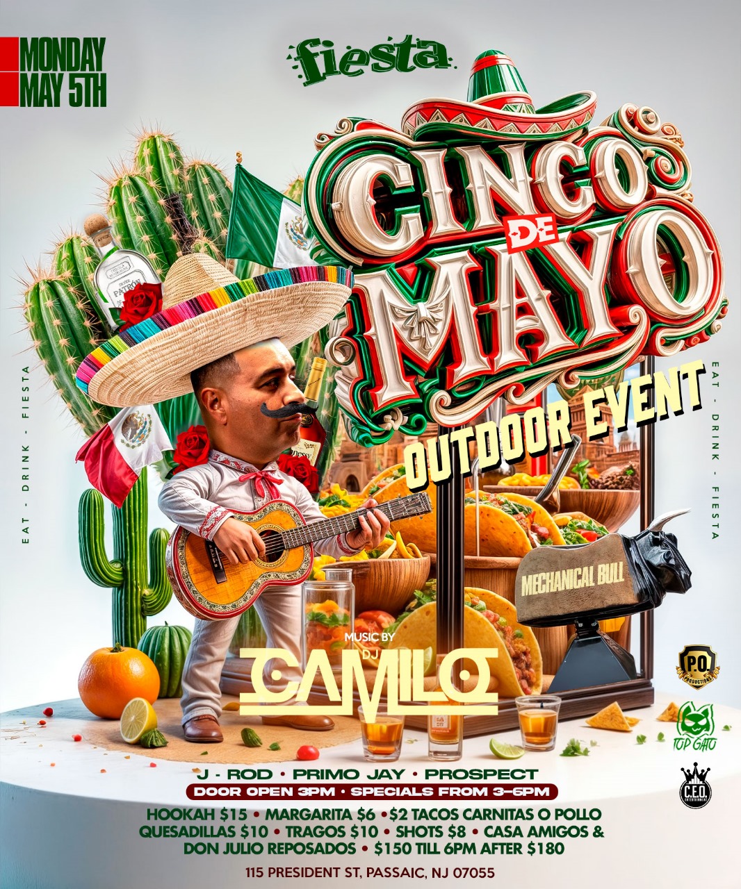 DJ CAMILO, J-ROD, PRIMO JAY, PROSPECT