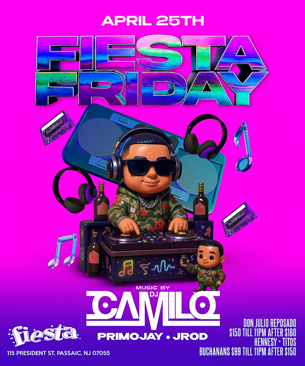 Buy tickets for DJ CAMILO, PRIMO JAY, JROD DJ CAMILO, PRIMO JAY, JROD