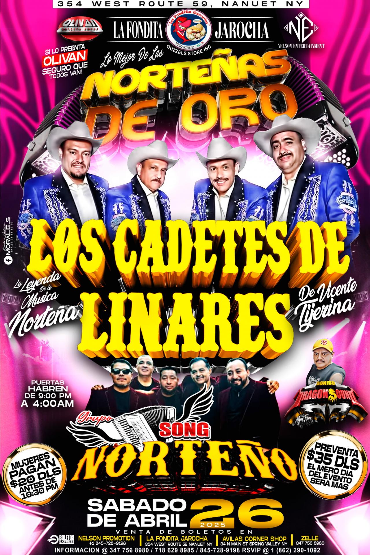 Los Cadetes De Linares De Vicente Tijerina & Grupo Son Norteño