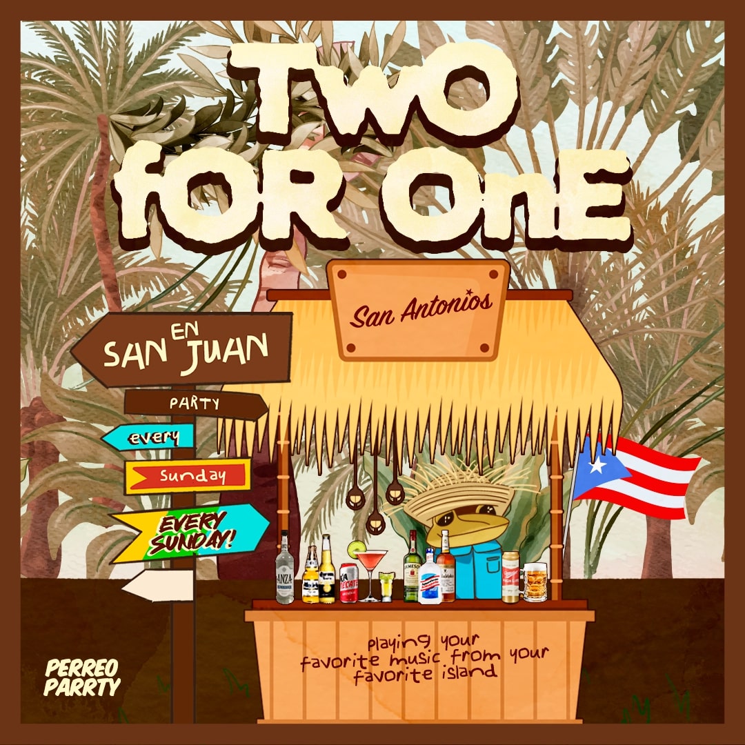 Two for One Drinks en San Juan - Puerto Rican Reggaeton & Latin Party NYC