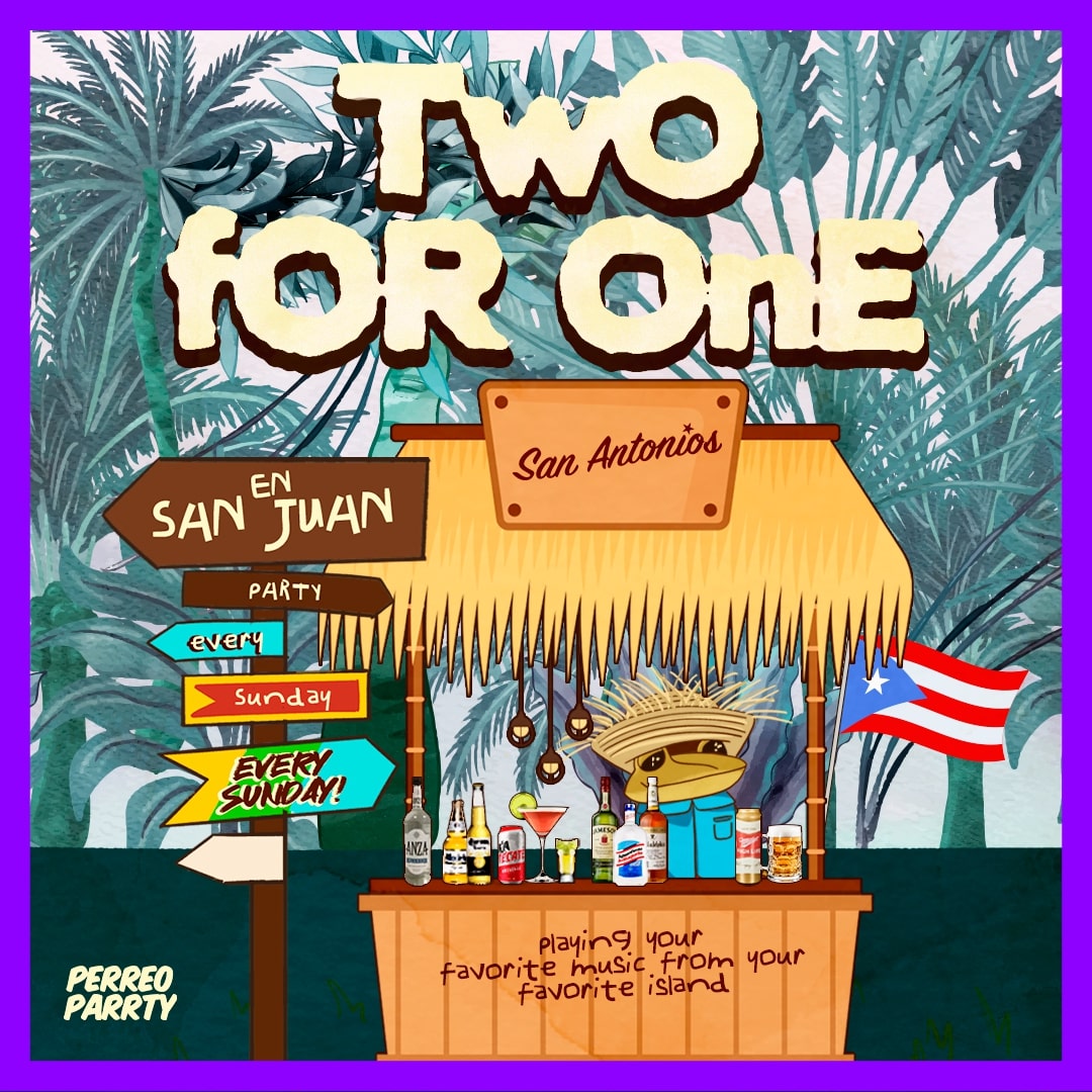 Two for One Drinks en San Juan - Puerto Rican Reggaeton & Latin Party NYC
