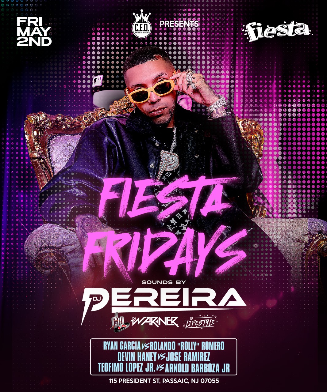 Buy tickets for DJ PEREIRA, DJ CLO, DJ WARNER, DJ LIFESTYLE DJ PEREIRA, DJ CLO, DJ WARNER, DJ LIFESTYLE