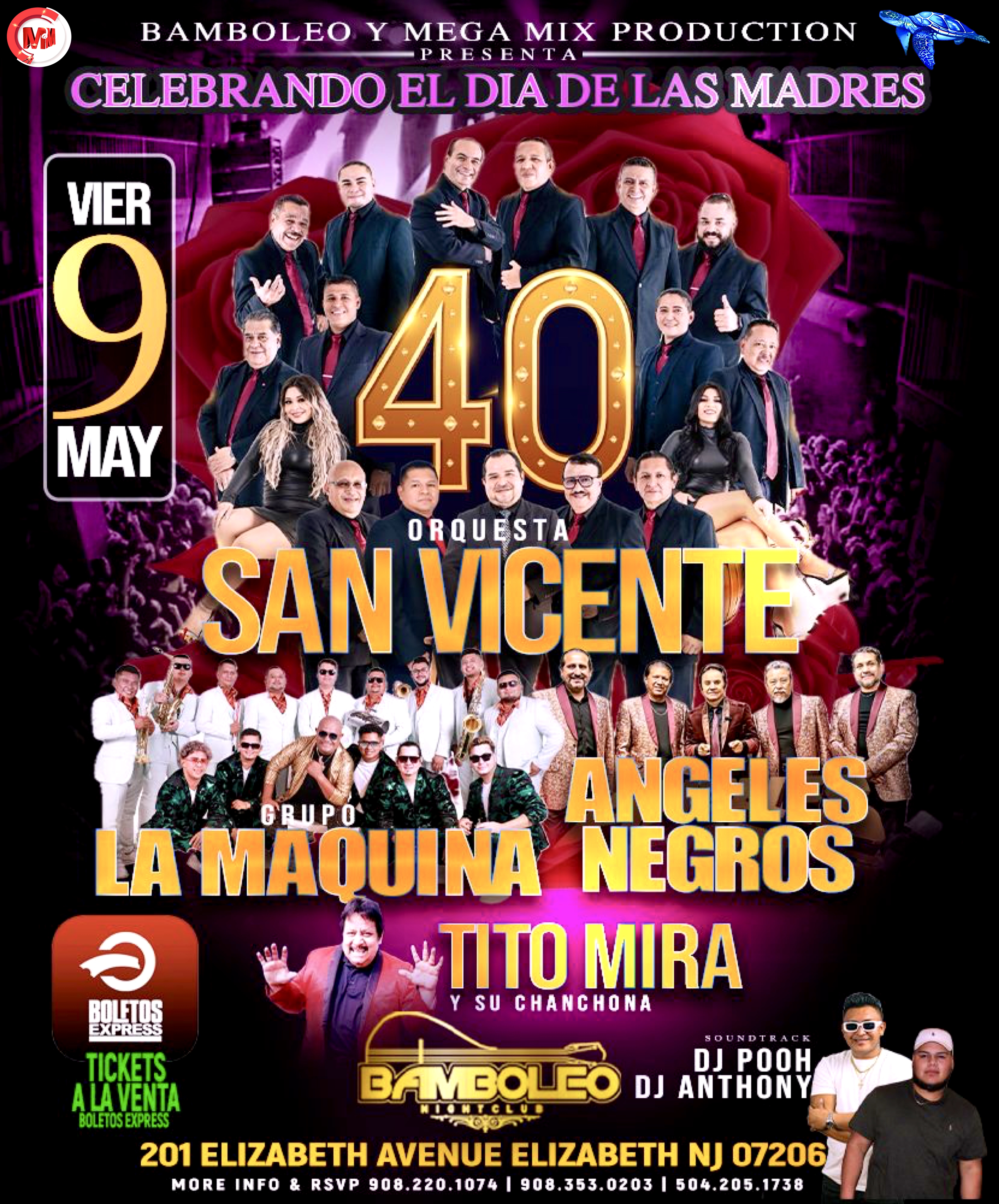 ORQUESTA SAN VICENTE | GRUPO LA MAQUINA & ANGELES NEGROS