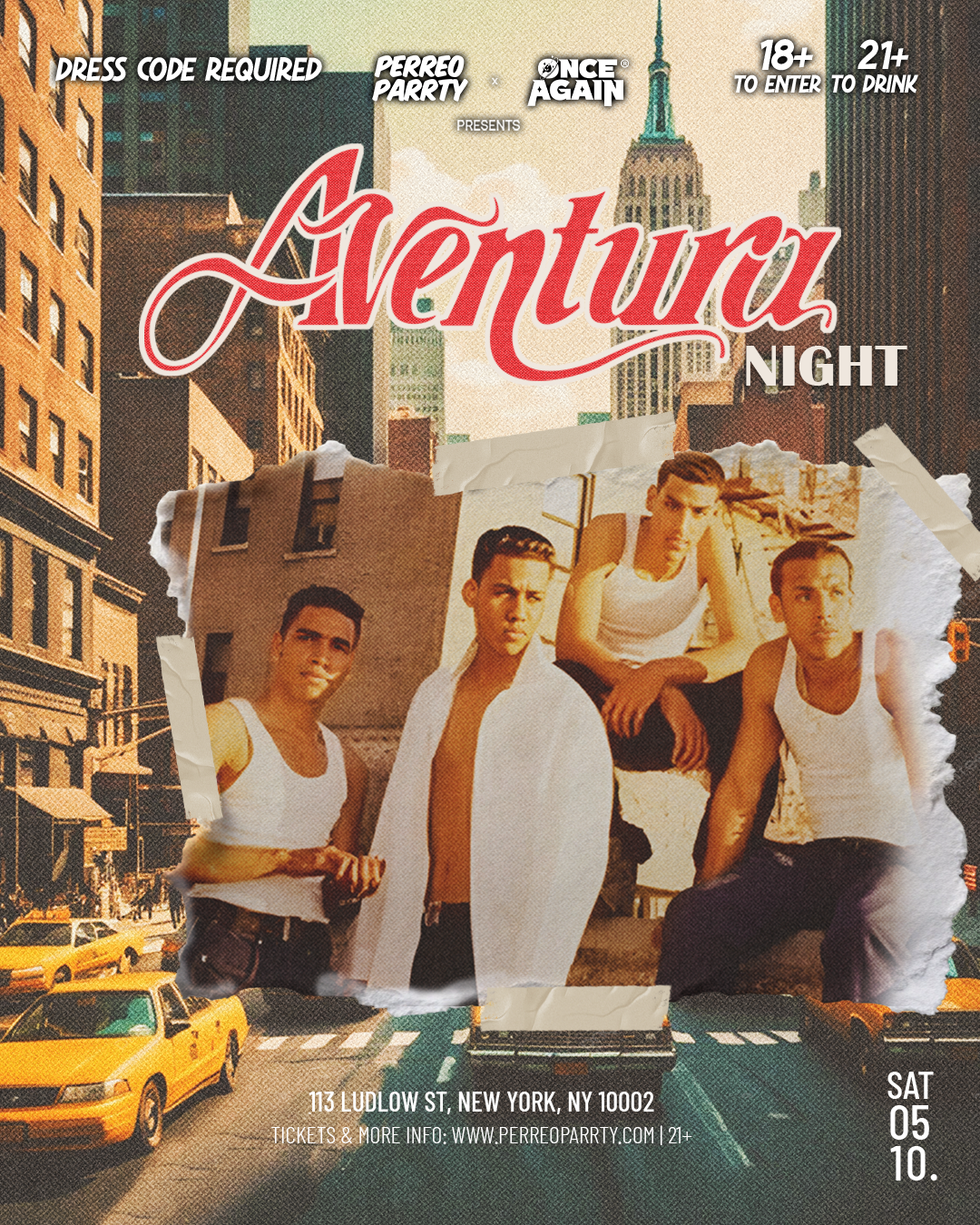 Aventura Night at Mehanata Night Club # 1 Latin Dance Party in NYC - 18+