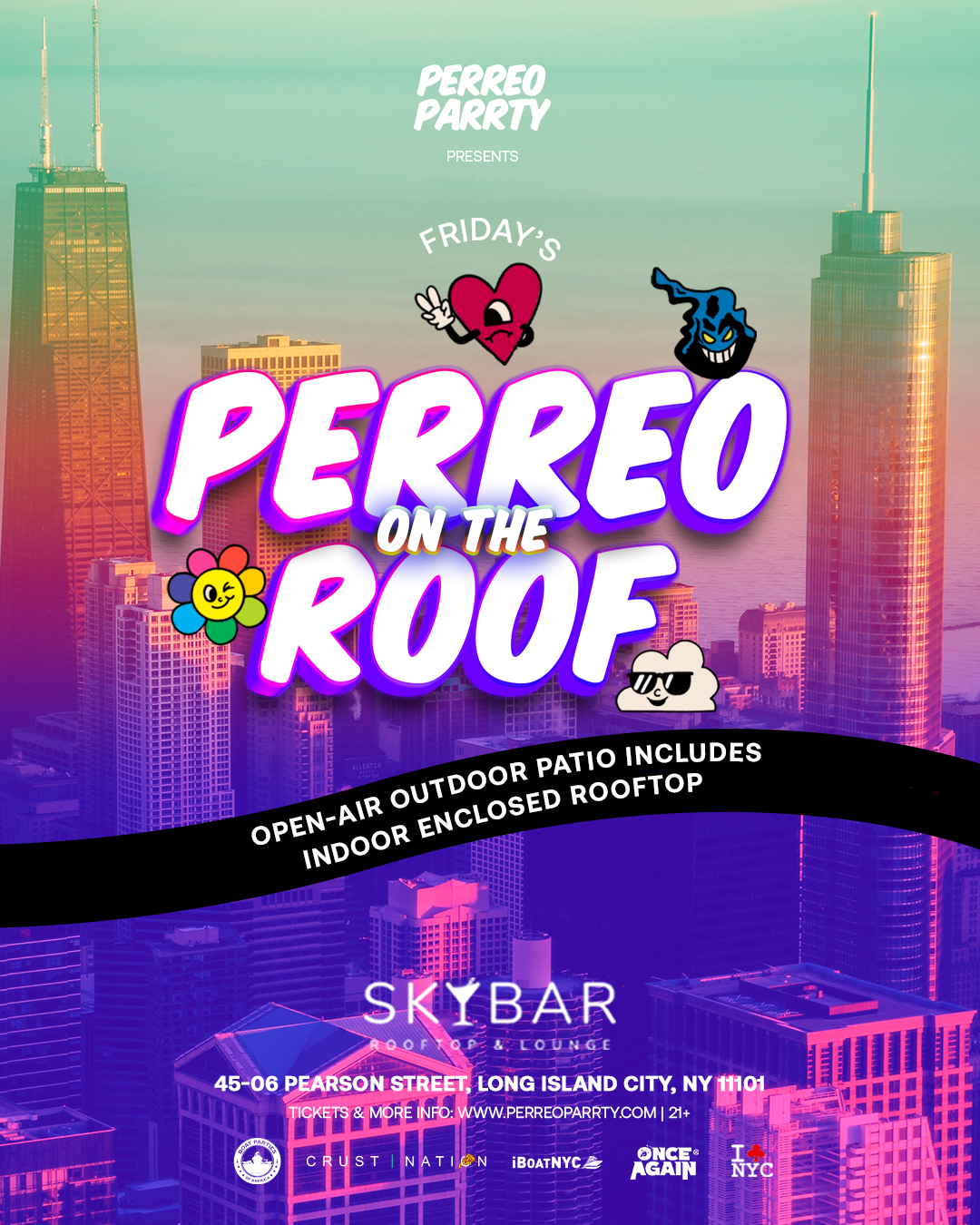 Perreo on the Roof - Latin & Reggaeton Rooftop Dance Party Long Island City