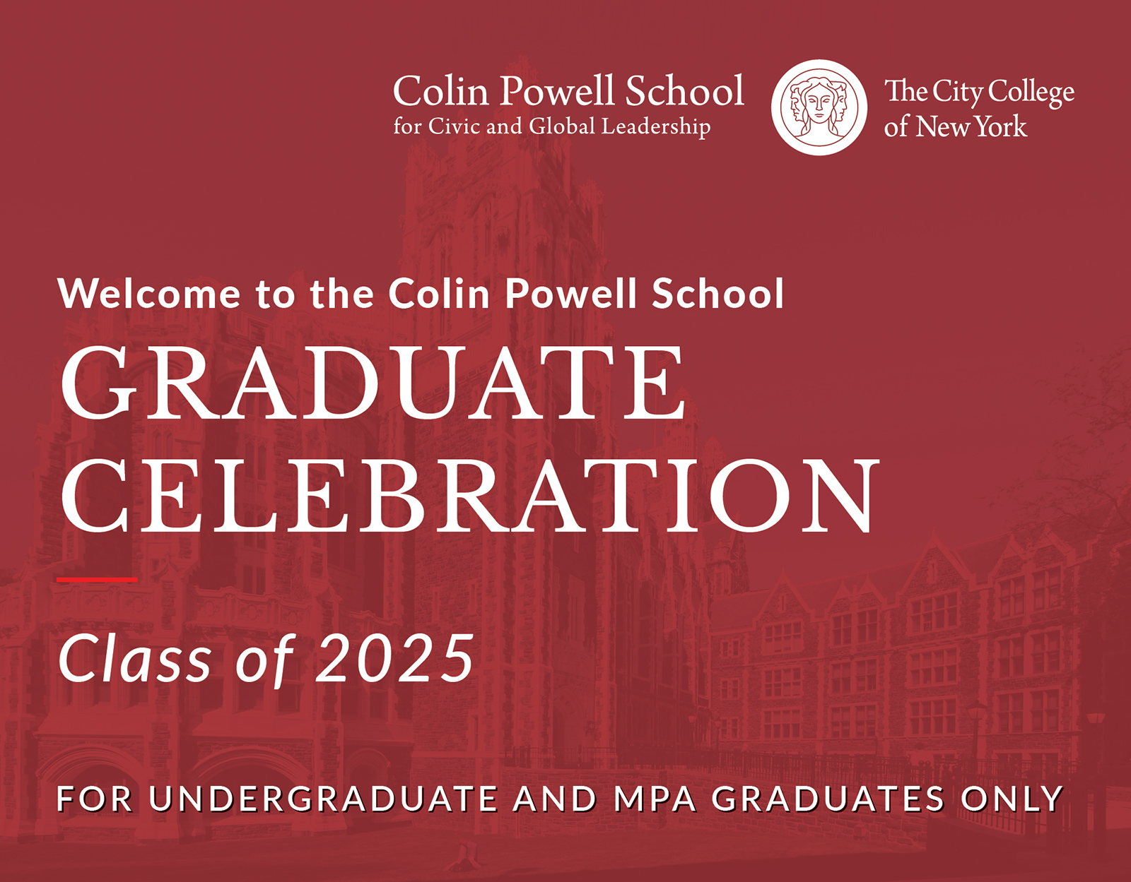 Buy tickets for Colin Powell School at The City College of New York Colin Powell School at The City College of New York