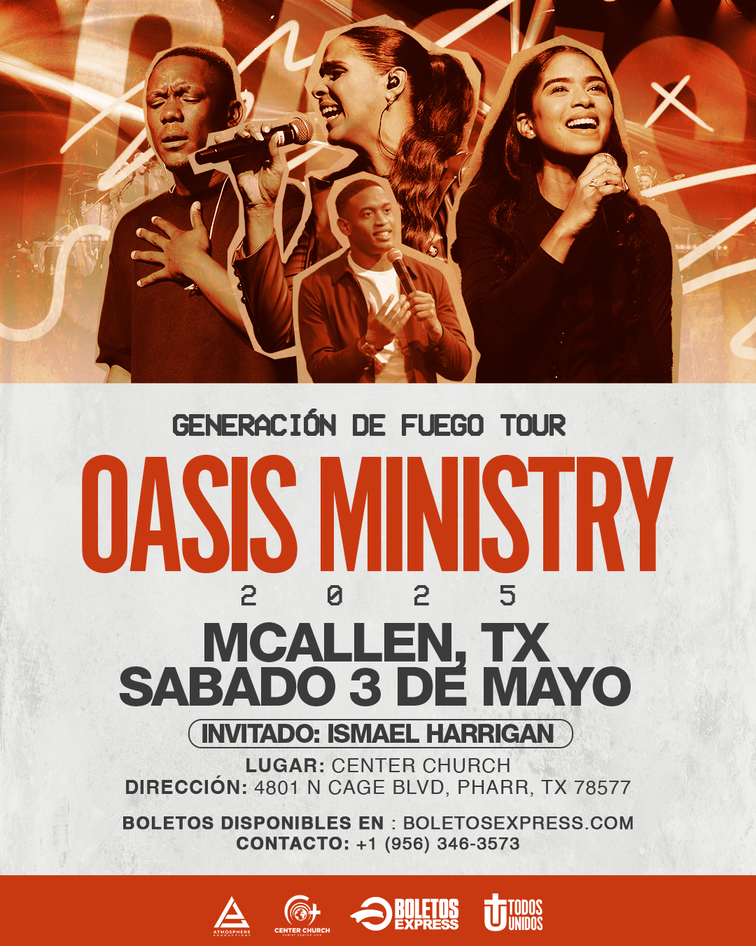 Buy tickets for OASIS MINISTRY | ISMAEL HARRIGAN OASIS MINISTRY | ISMAEL HARRIGAN