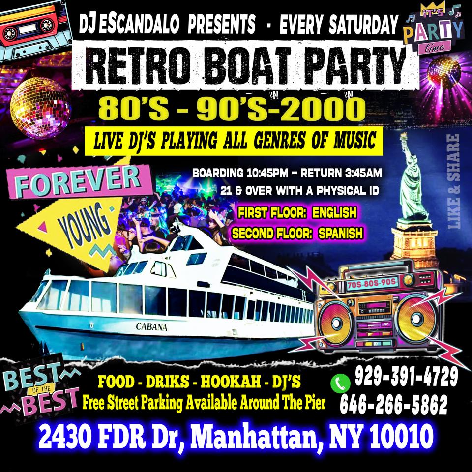 Retro Boat Party - May 10